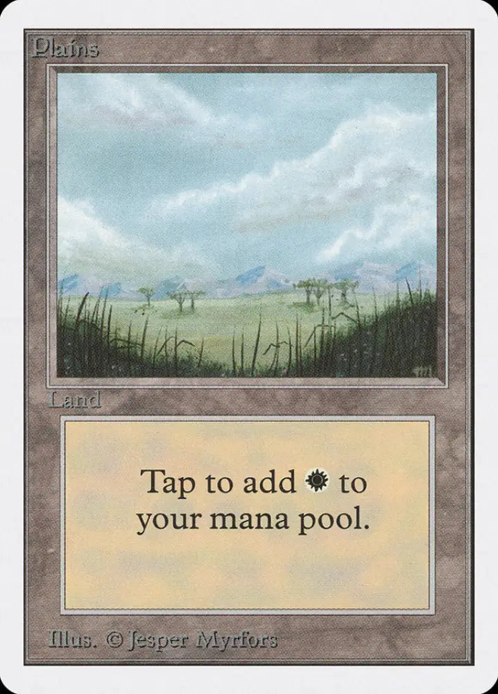 Plains (289) [Unlimited Edition] - MTG Single