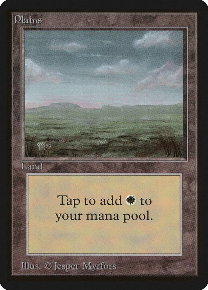 Plains (290) [Beta Edition] - MTG Single