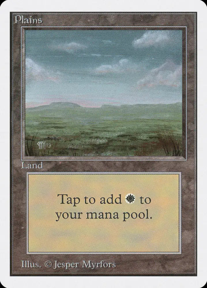 Plains (290) [Unlimited Edition] - MTG Single