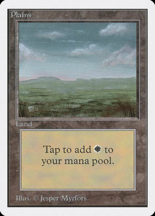 Plains (290) [Unlimited Edition] - MTG Single