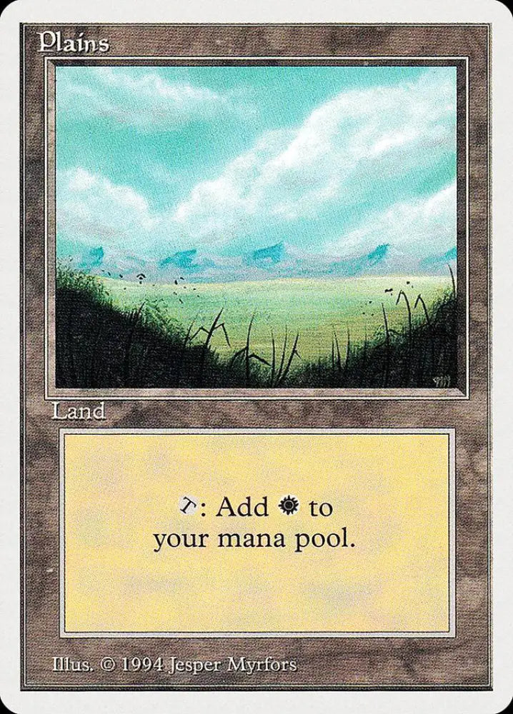 Plains (292) [Summer Magic / Edgar] - MTG Single
