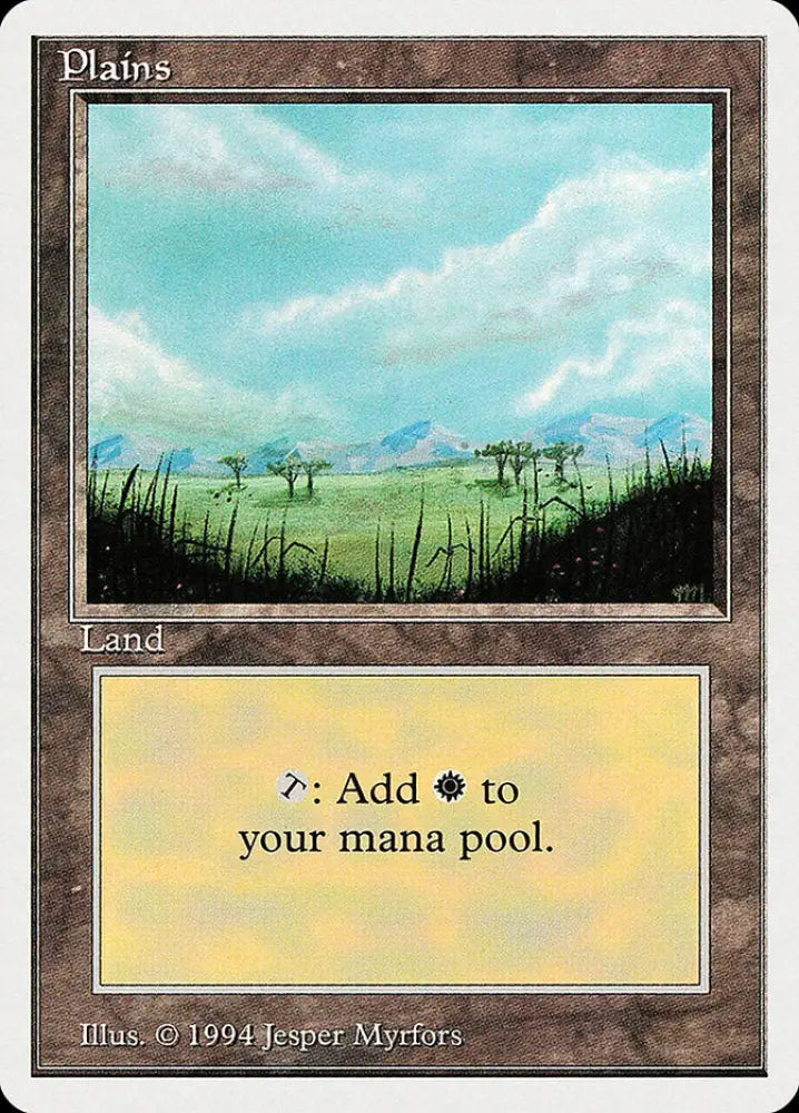 Plains (293) [Summer Magic / Edgar] - MTG Single