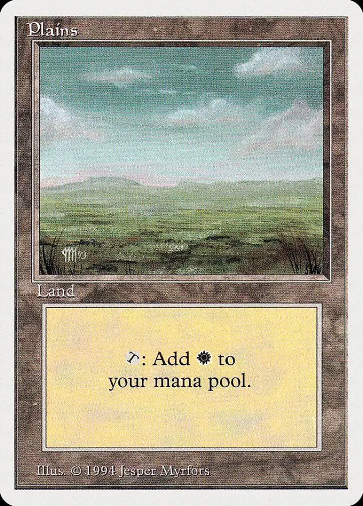 Plains (294) [Summer Magic / Edgar] - MTG Single