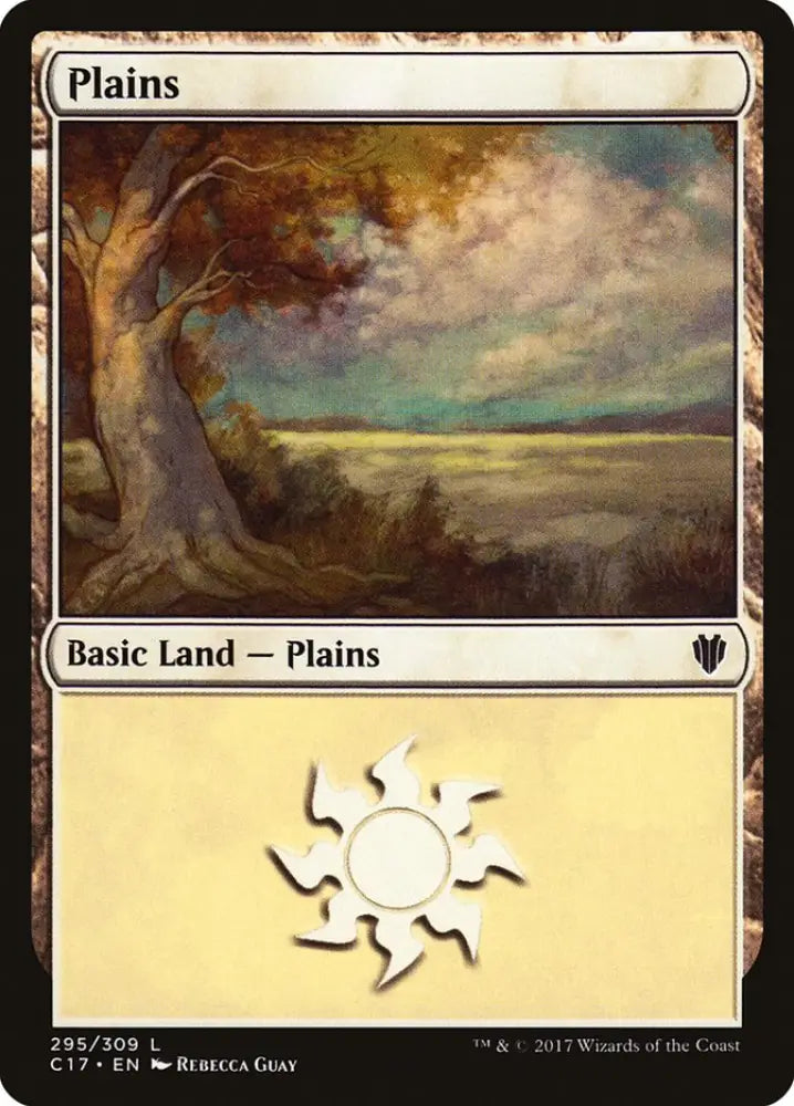 Plains (295) [Commander 2017] - MTG Single