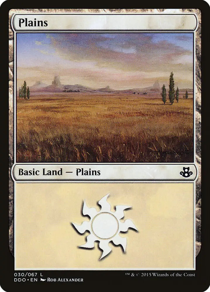 Plains (30) [Duel Decks: Elspeth vs. Kiora] - MTG Single
