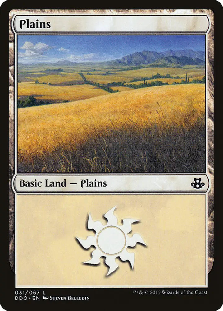 Plains (31) [Duel Decks: Elspeth vs. Kiora] - MTG Single
