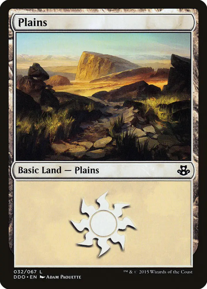 Plains (32) [Duel Decks: Elspeth vs. Kiora] - MTG Single