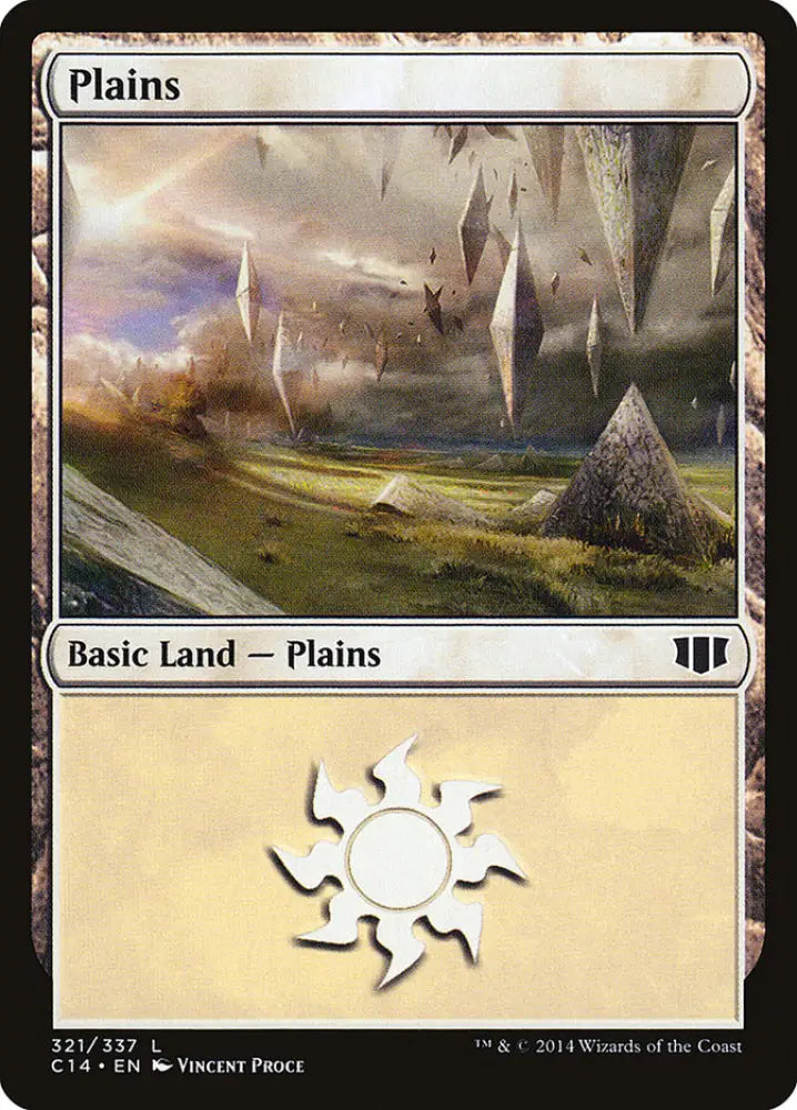 Plains (321) [Commander 2014] - MTG Single