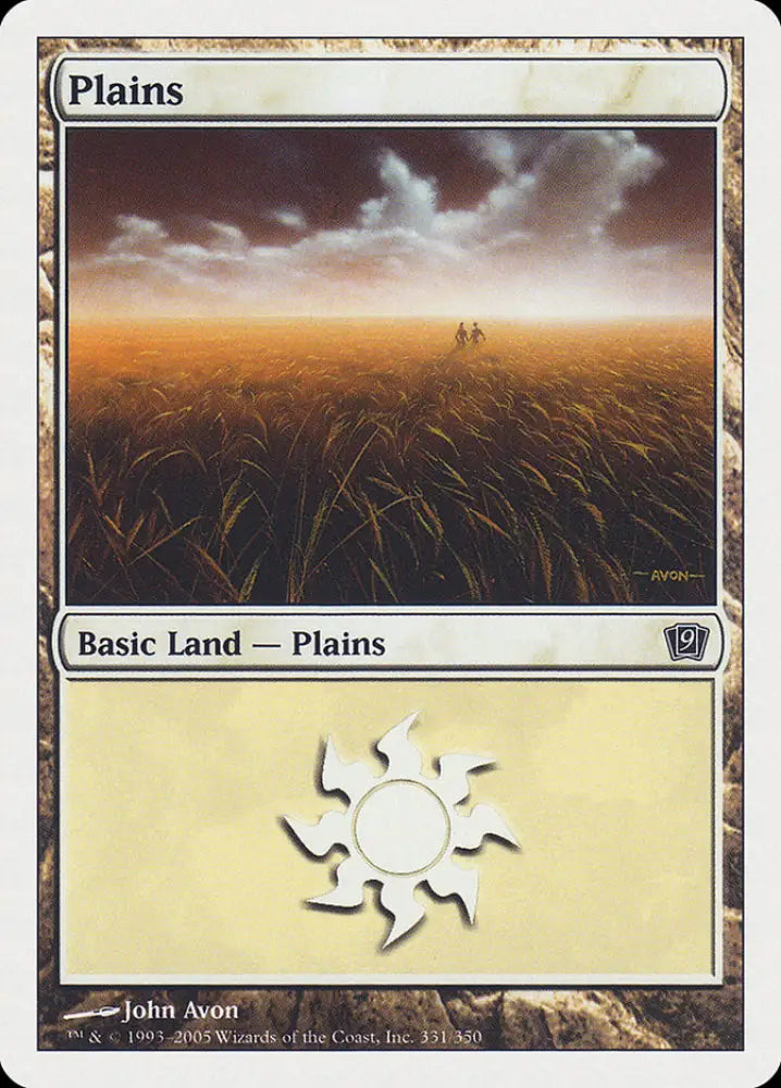 Plains (331) [Ninth Edition] - MTG Single