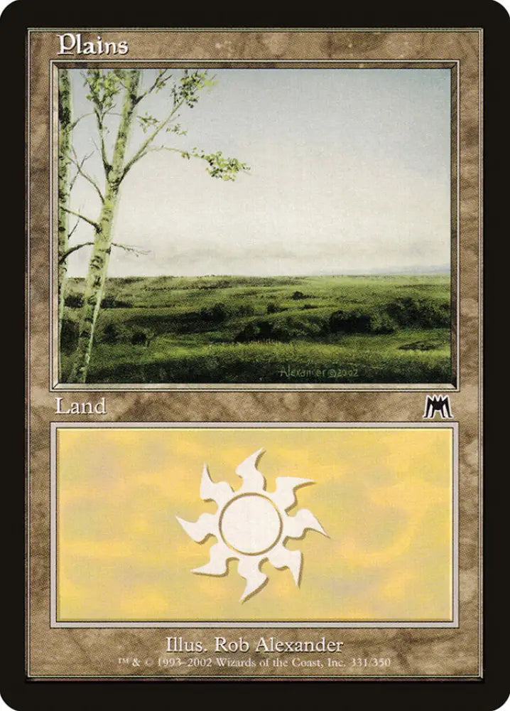 Plains (331) [Onslaught] - MTG Single
