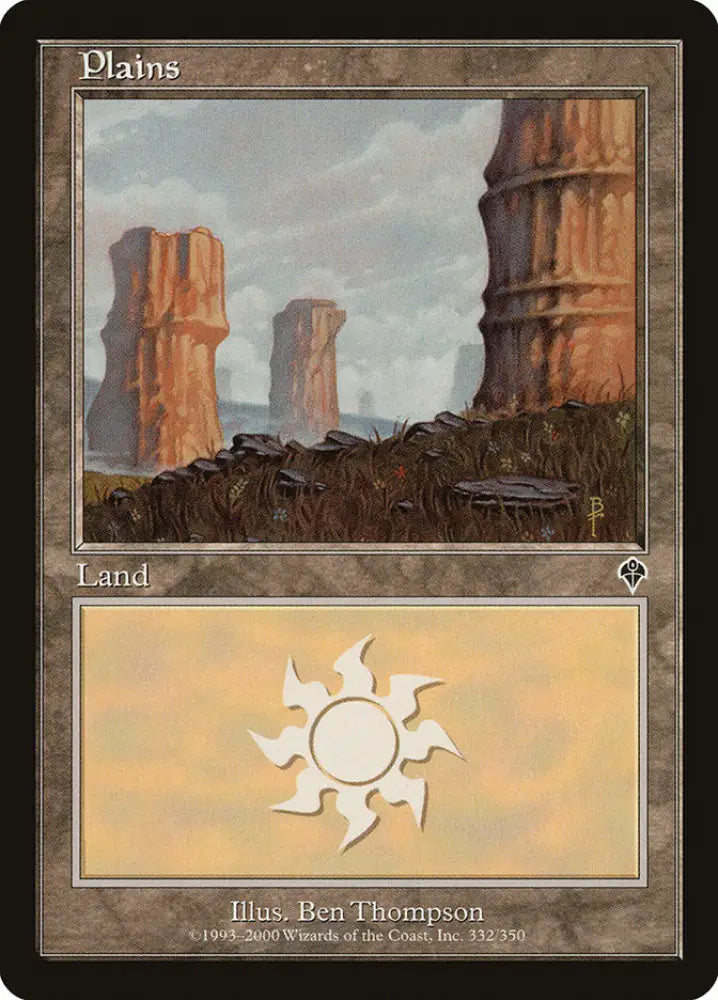Plains (332) [Invasion] - MTG Single