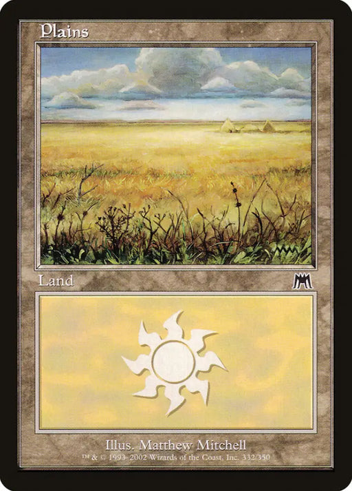 Plains (332) [Onslaught] - MTG Single
