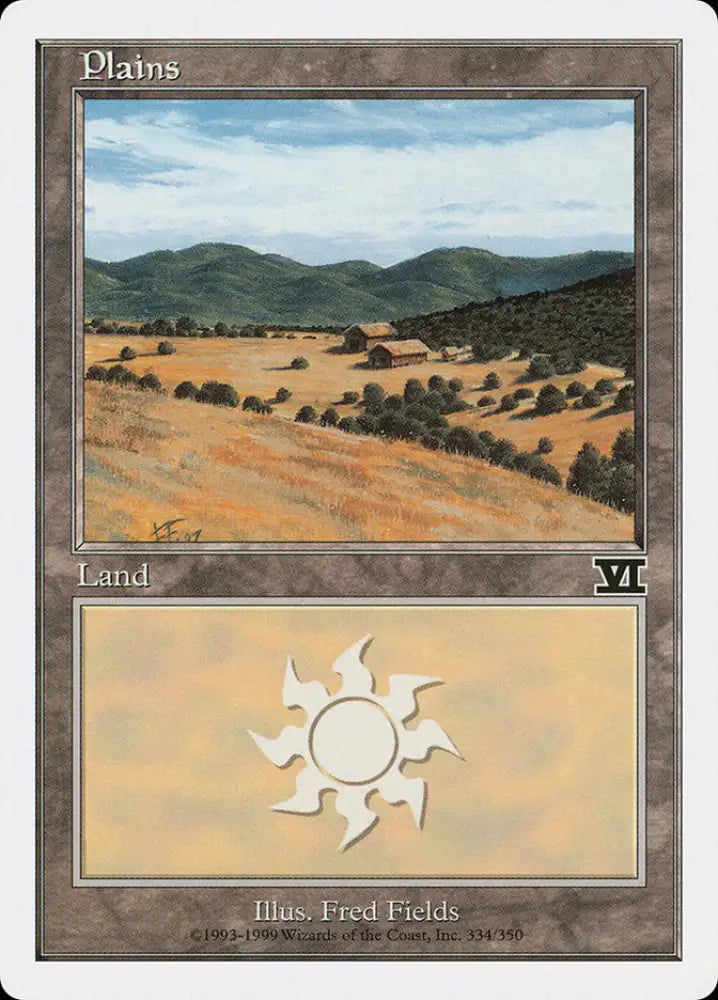 Plains (334) [Classic Sixth Edition] - MTG Single