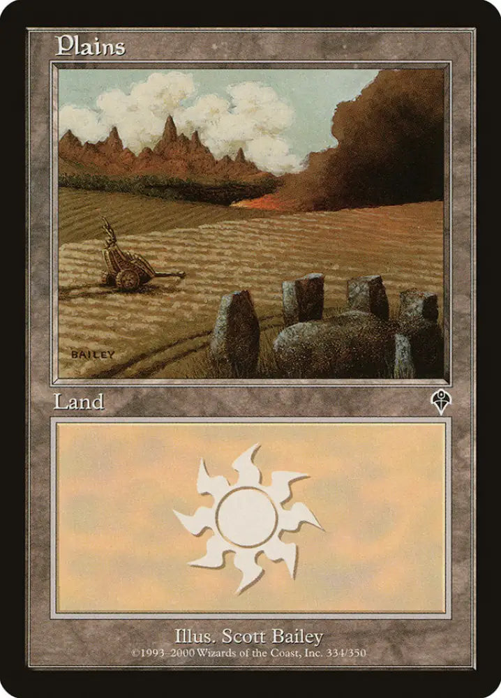 Plains (334) [Invasion] - MTG Single