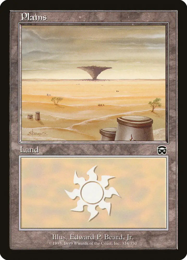 Plains (334) [Mercadian Masques] - MTG Single
