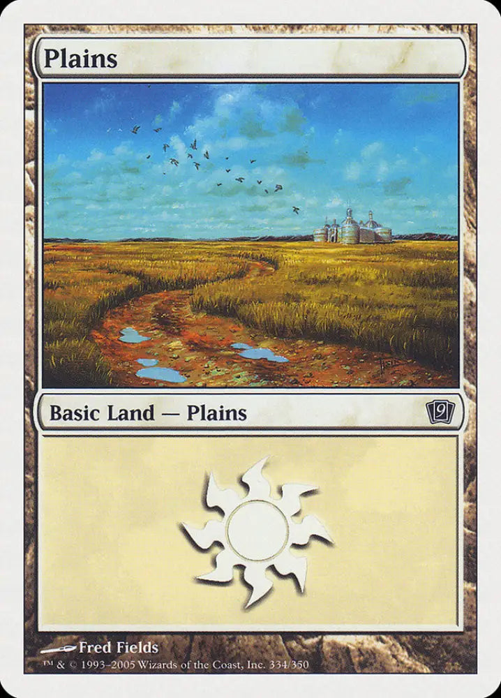 Plains (334) [Ninth Edition] - MTG Single