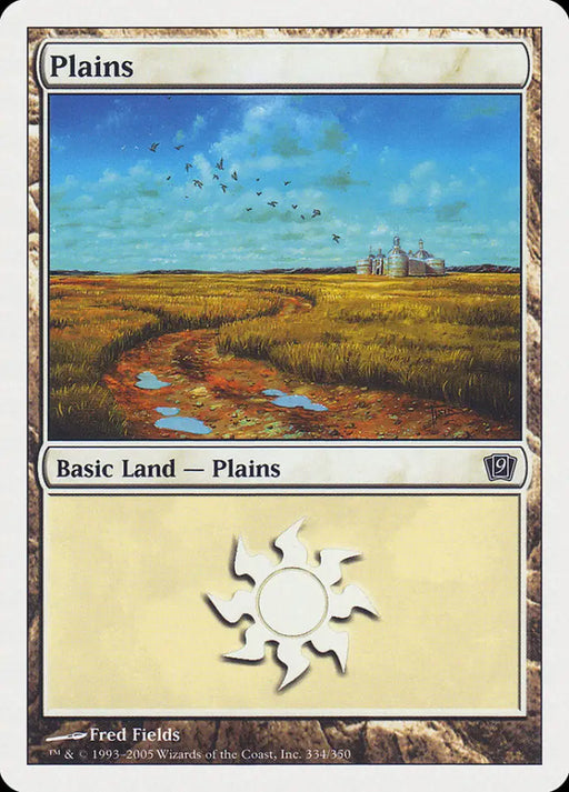 Plains (334) [Ninth Edition] - MTG Single
