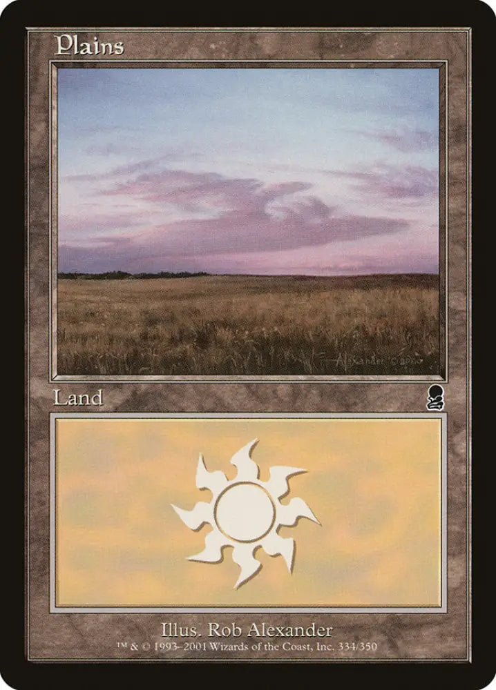 Plains (334) [Odyssey] - MTG Single