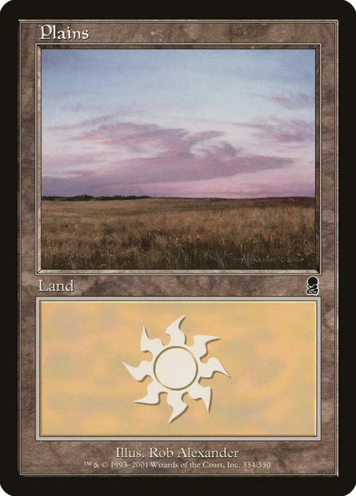 Plains (334) [Odyssey] - MTG Single