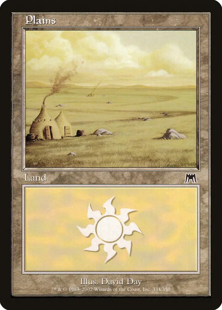 Plains (334) [Onslaught] - MTG Single