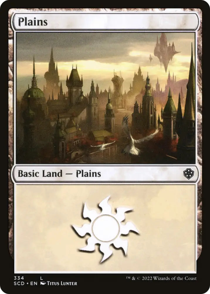 Plains (334) [Starter Commander Decks] - MTG Single