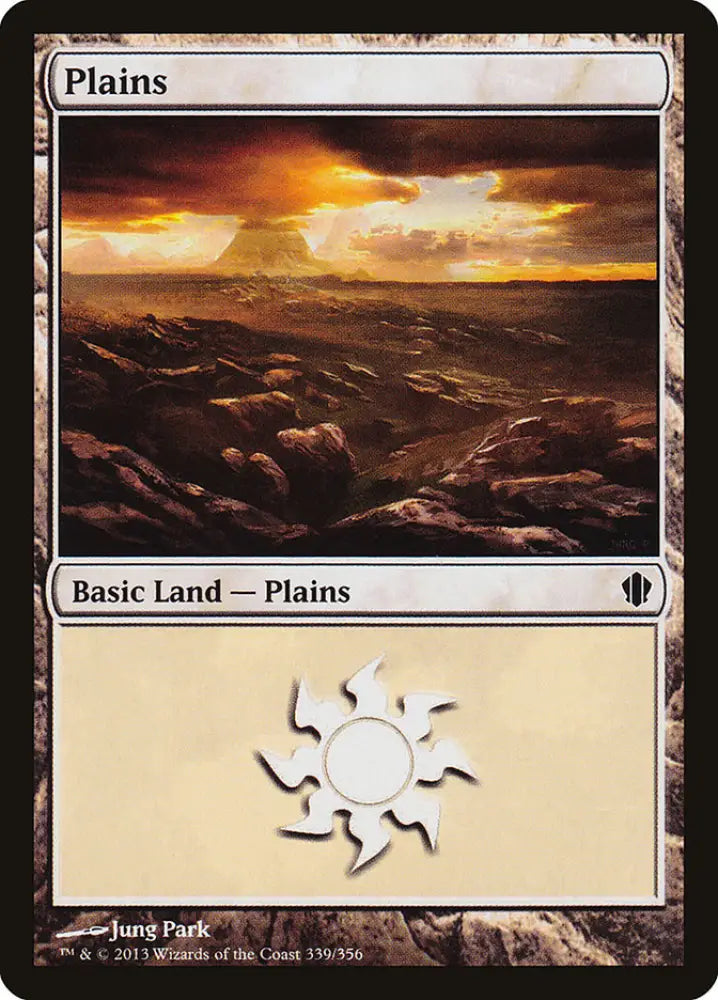 Plains (339) [Commander 2013] - MTG Single