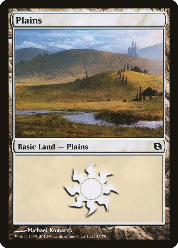 Plains (36) [Duel Decks: Elspeth vs. Tezzeret] - MTG Single
