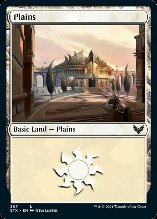 Plains (367) [Strixhaven: School of Mages] - MTG Single