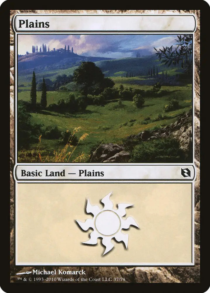 Plains (37) [Duel Decks: Elspeth vs. Tezzeret] - MTG Single