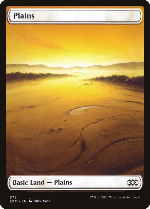 Plains (373) [Double Masters] - MTG Single
