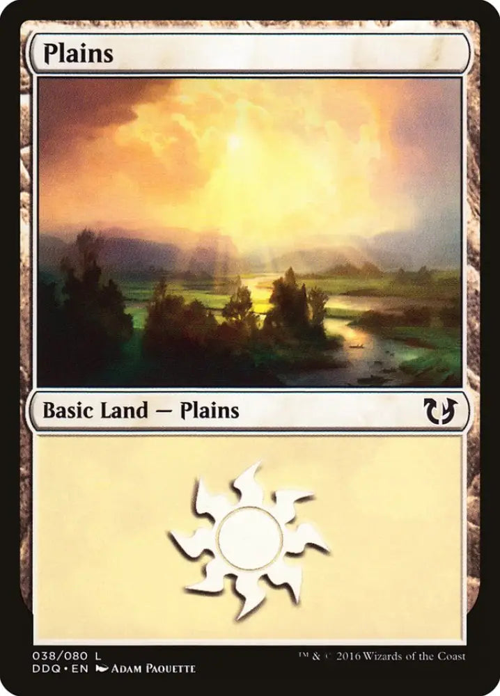Plains (38) [Duel Decks: Blessed vs. Cursed] - MTG Single