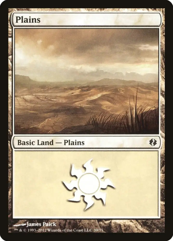 Plains (39) [Duel Decks: Venser vs. Koth] - MTG Single