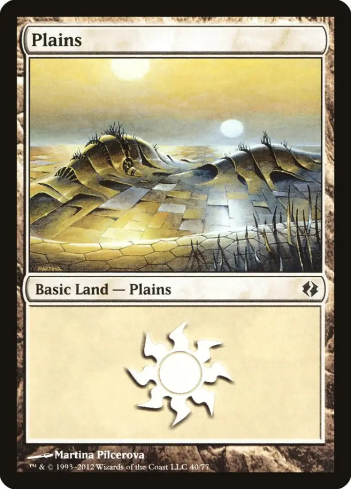 Plains (40) [Duel Decks: Venser vs. Koth] - MTG Single