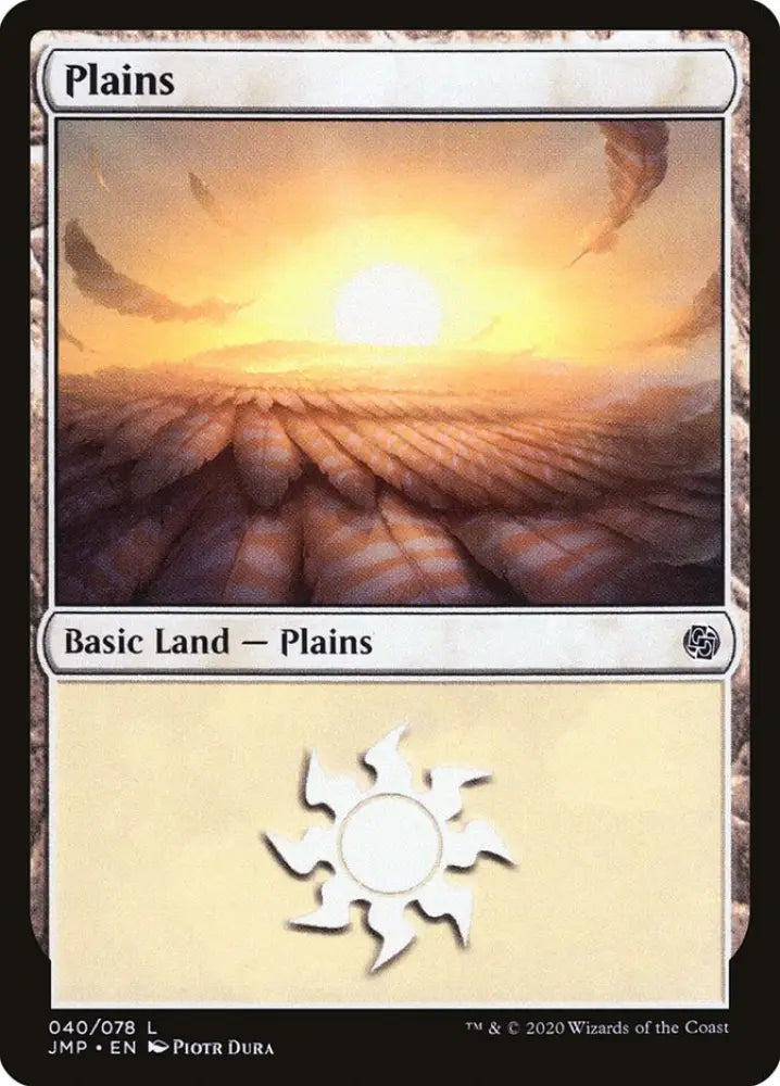Plains (40) [Jumpstart] - MTG Single