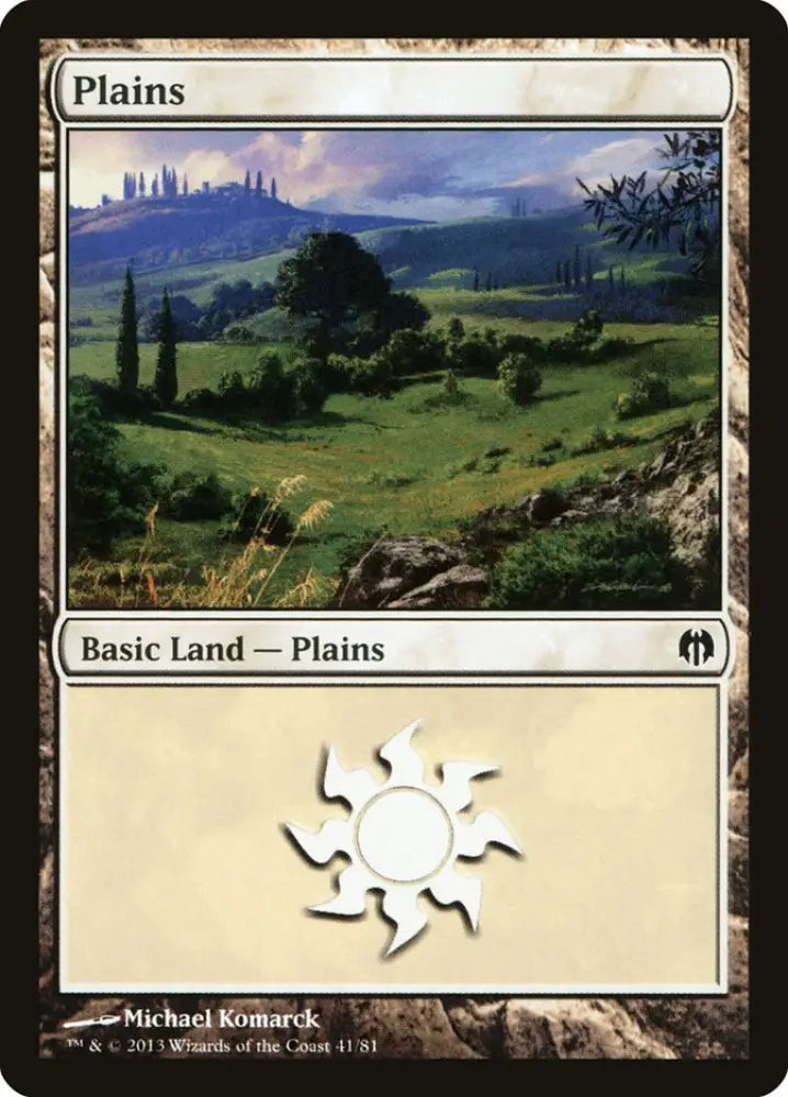 Plains (41) [Duel Decks: Heroes vs. Monsters] - MTG Single