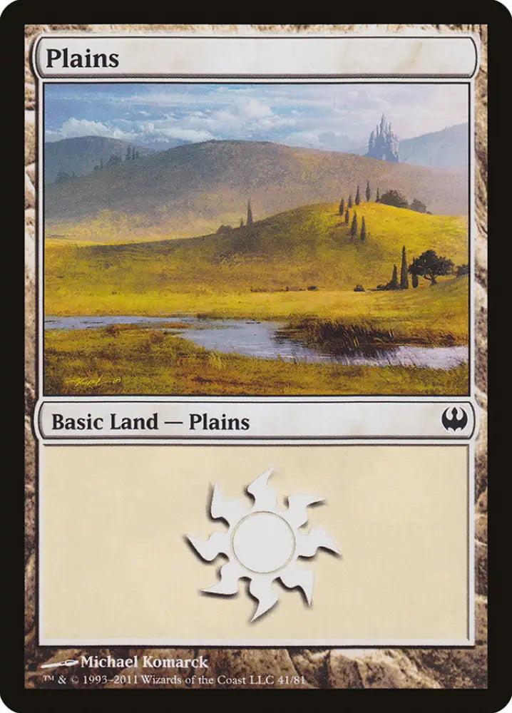 Plains (41) [Duel Decks: Knights vs. Dragons] - MTG Single