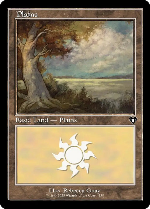 Plains (438) (Retro) [Commander Masters] - MTG Single
