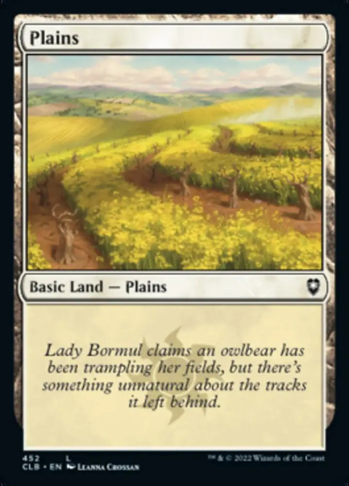 Plains (452) [Commander Legends: Battle for Baldur’s Gate] - MTG Single
