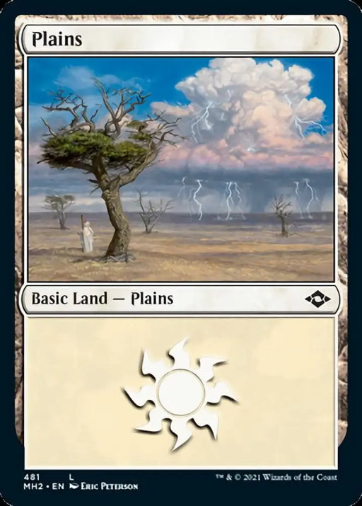Plains (481) (Foil Etched) [Modern Horizons 2] - MTG Single