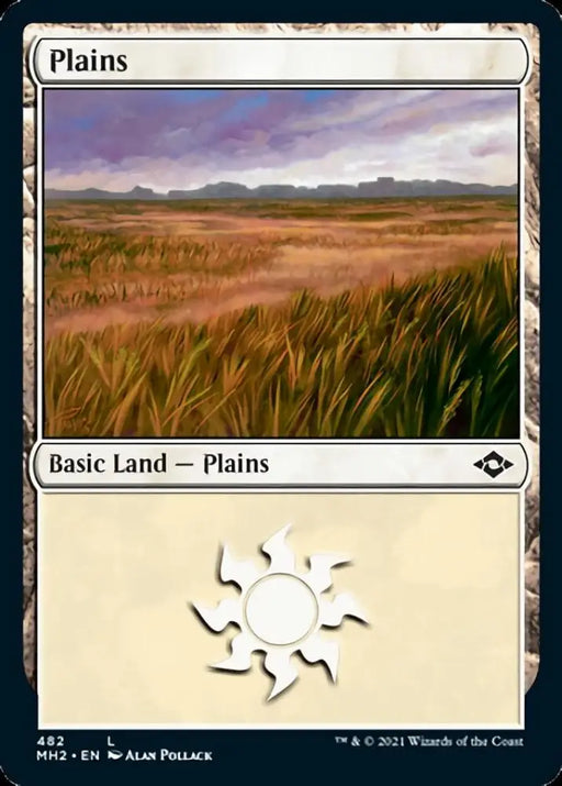 Plains (482) (Foil Etched) [Modern Horizons 2] - MTG Single