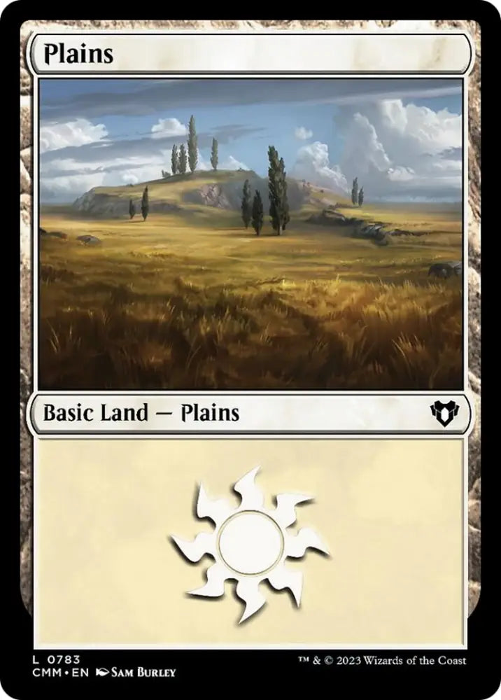 Plains (783) [Commander Masters] - MTG Single