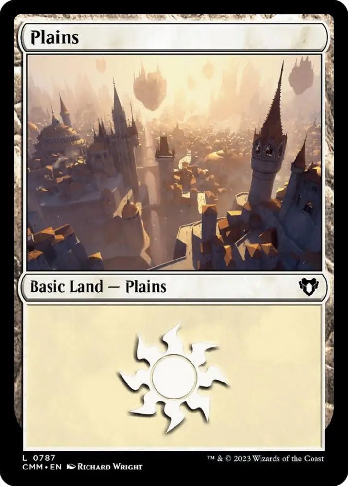 Plains (787) [Commander Masters] - MTG Single