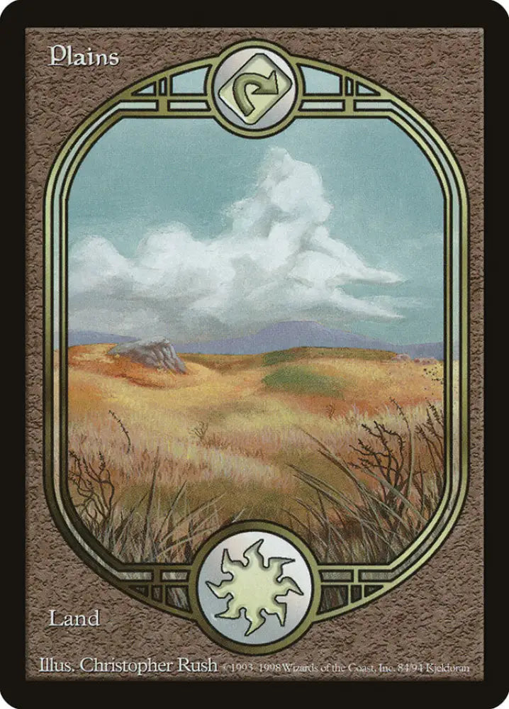 Plains (84) [Unglued] - MTG Single
