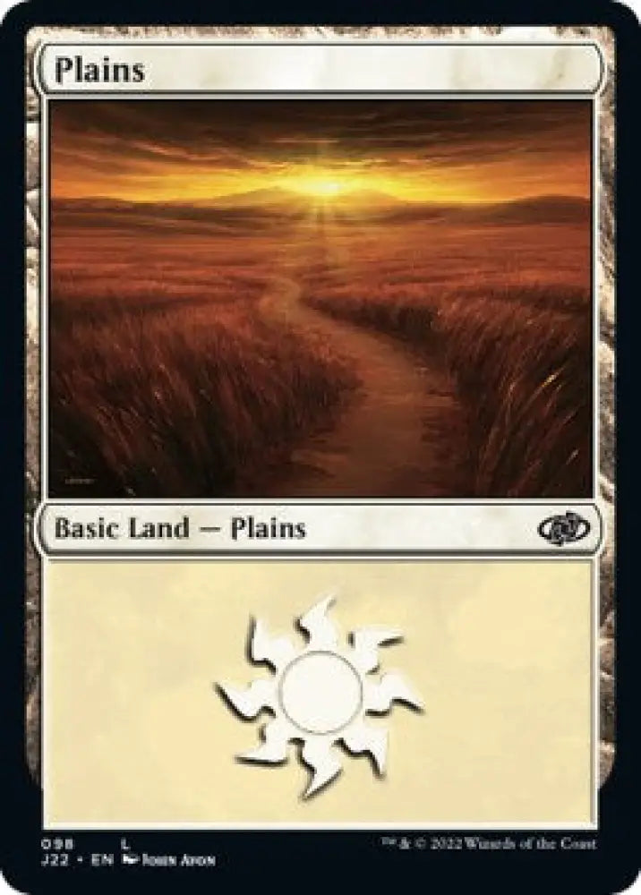 Plains (98) [Jumpstart 2022] - MTG Single