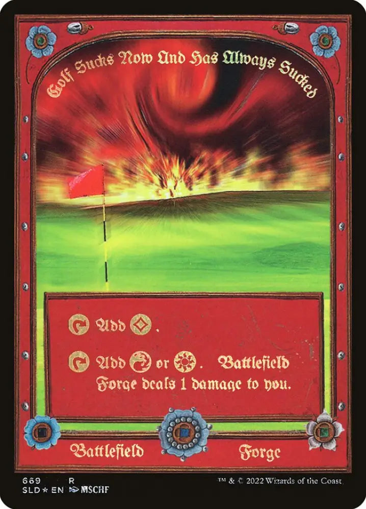 Plains // Battlefield Forge [Secret Lair Drop Promos] - MTG Single