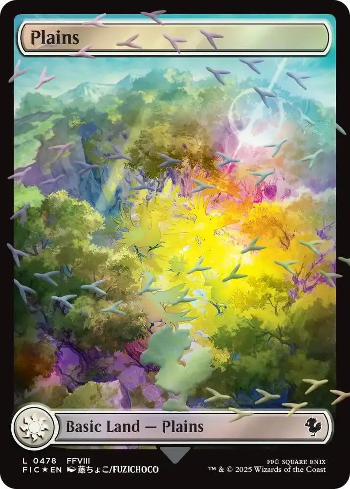 Plains (Chocobo Track Foil) (478) [Final Fantasy Commander]