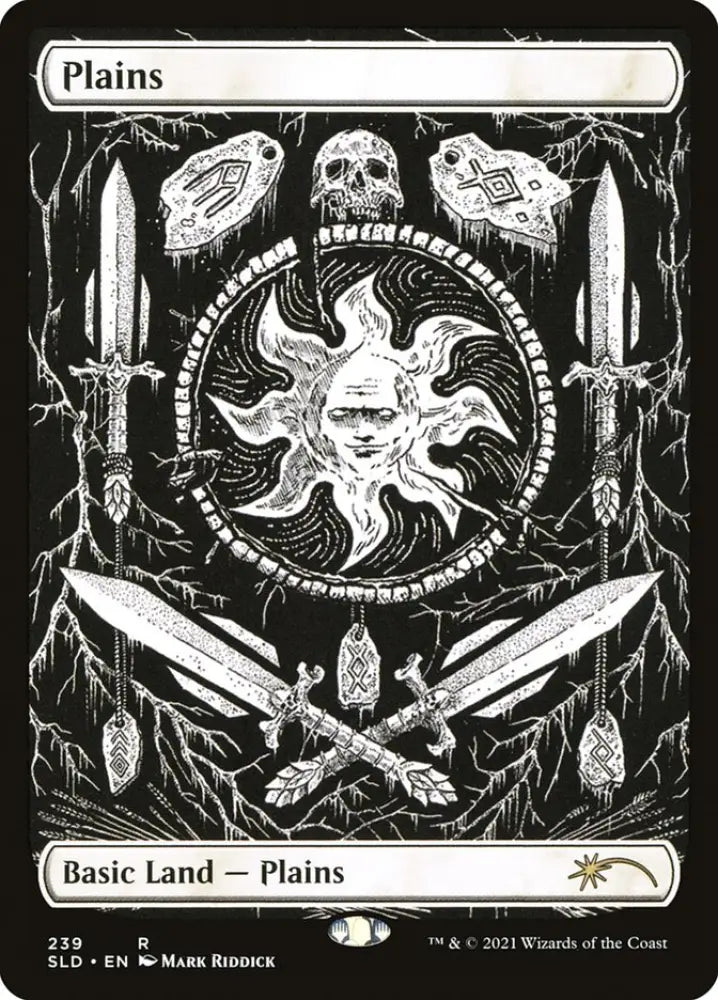 Plains (Crushing Brutality) [Secret Lair Drop Series] - MTG Single