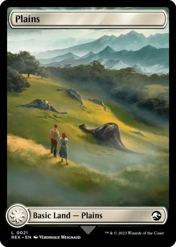 Plains // Plains [Jurassic World Collection] - MTG Single