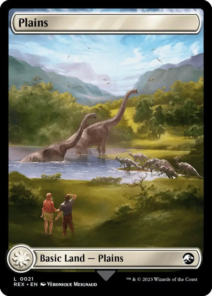 Plains // Plains [Jurassic World Collection] - MTG Single