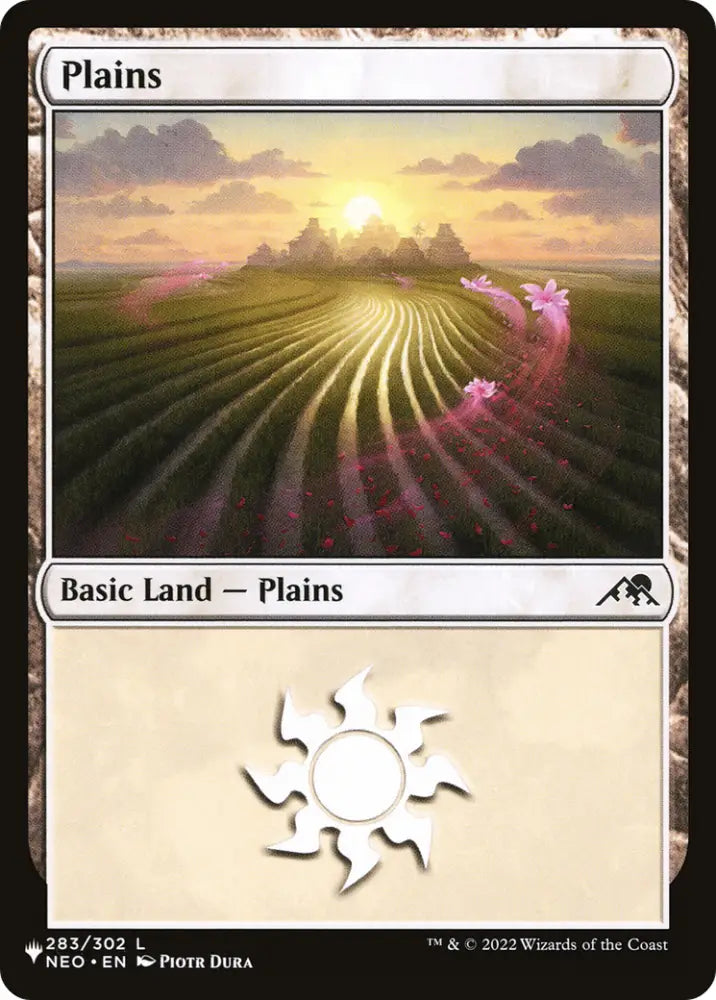 Plains (NEO) [The List] - MTG Single